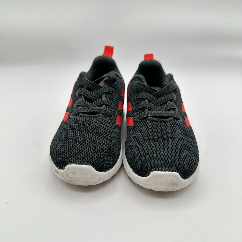 Adidas Sneakers Shoes Kids Toddler Size 6K Black‎ Red Mesh Casual Back To School
